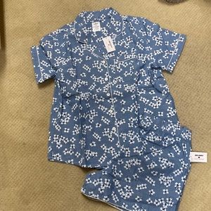 Draper James x Lands End Pj shorts set
